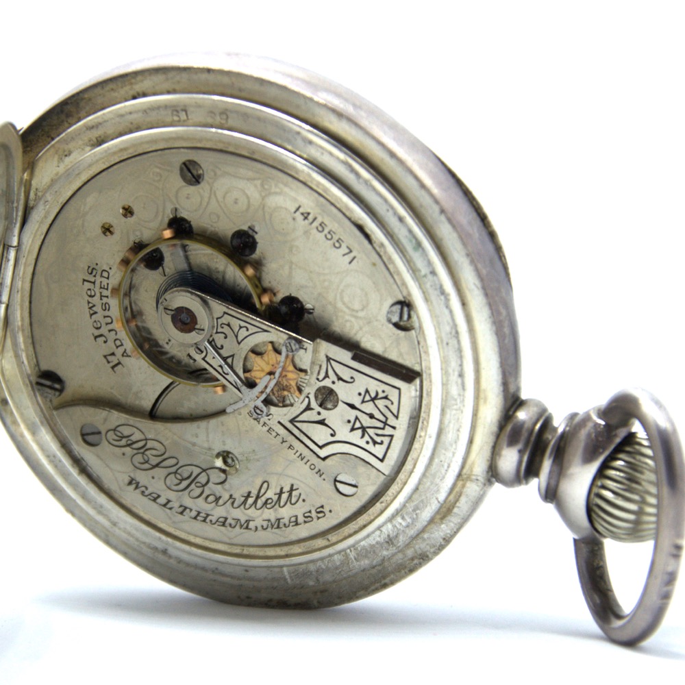 Orologio da tasca in argento ~ Arte Vintage Shop