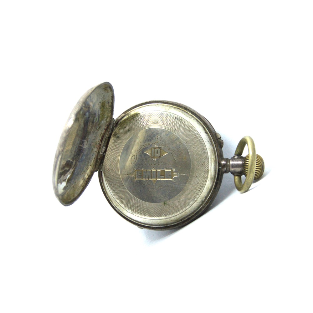 Catena Portachiavi ANTICA CATENA PER Orologio Da Tasca In Argento