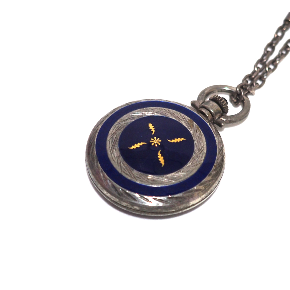 Collana in argento con orologio ~ Arte Vintage Shop