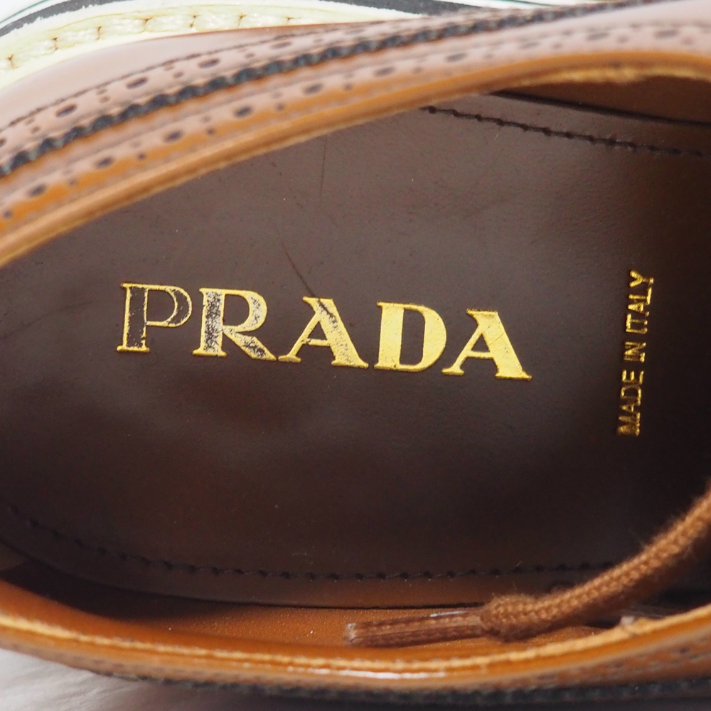 scarpe prada marroni