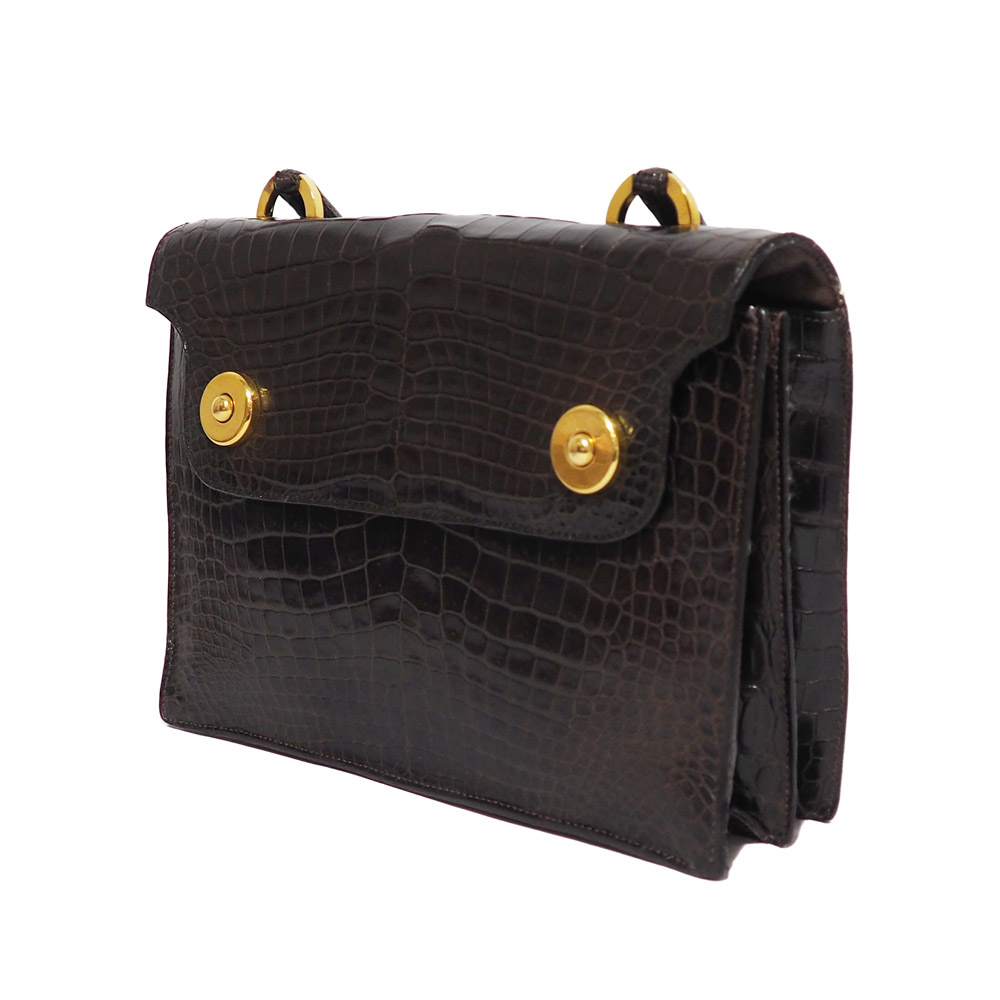 Borse Hermès in Coccodrillo Nero - 23783509