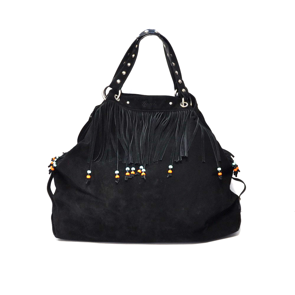 BORSA shopping Ophidia in camoscio misura grande GUCCI